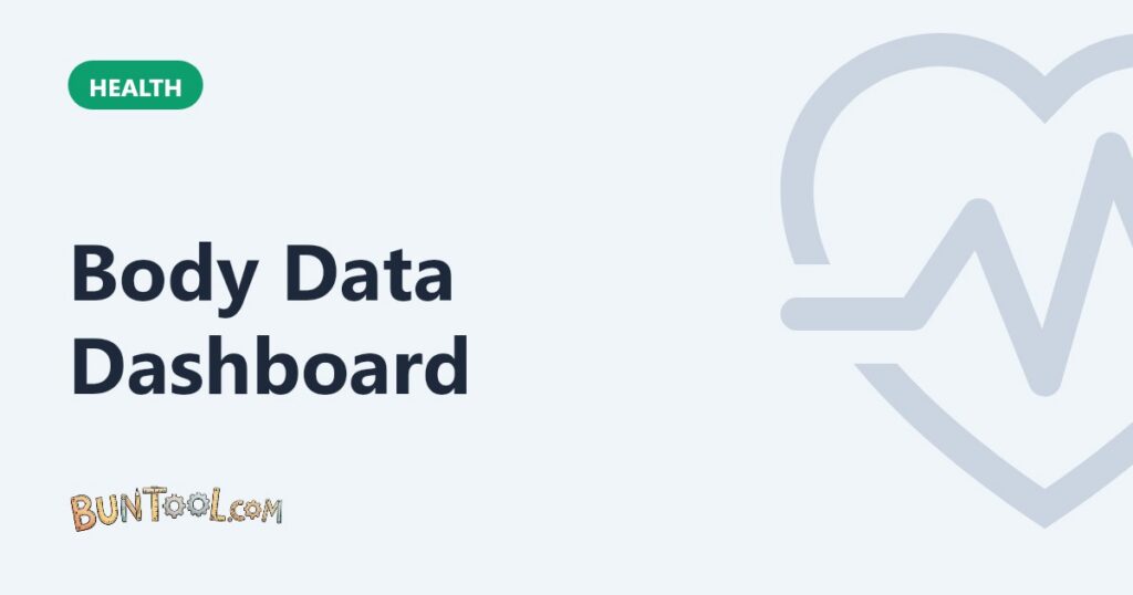 Body Data Dashboard